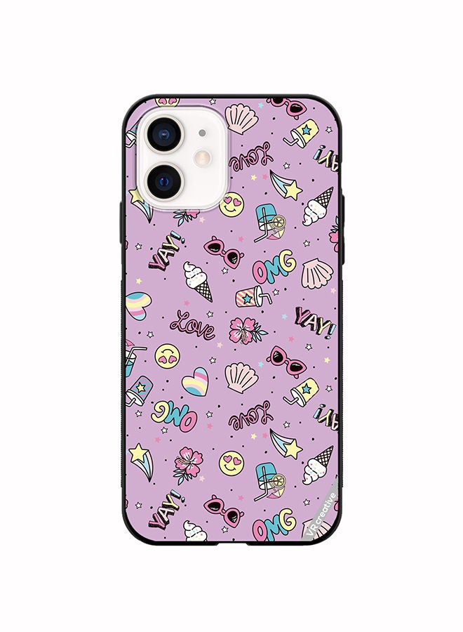 VR CREATIVE Protective Case Cover For Apple iPhone 11 Cute Star Girl Design Multicolour - Image 1