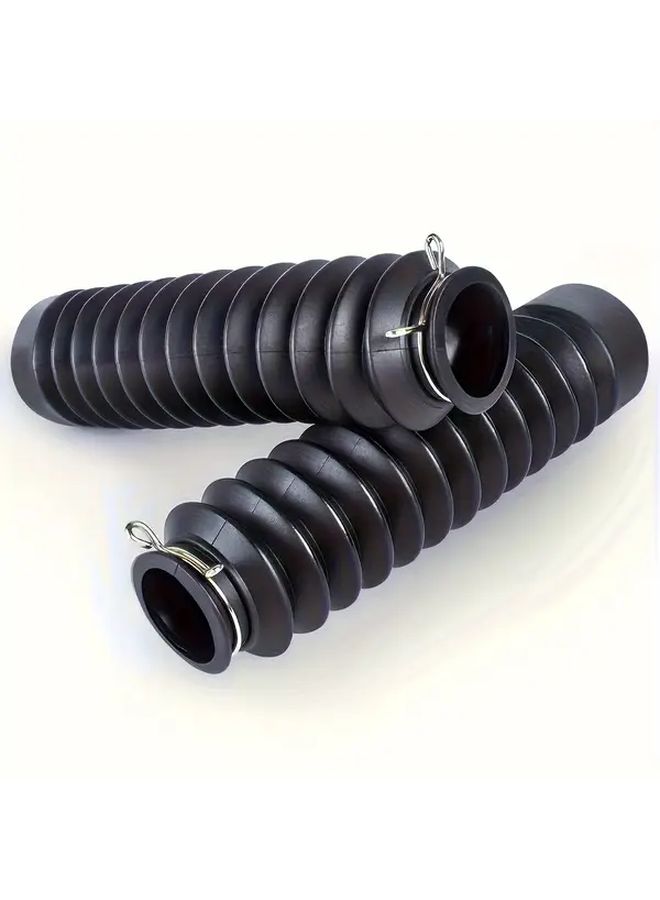 Universal 125 Motorcycle Front Fork Protective Cover Shock Absorber Dust Guard Black Modification Accessory - Image 5