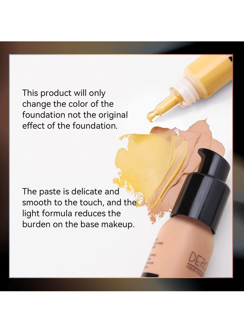 SYOSI - SYOSI White Foundation, White Pigment Mixer, Corrector Foundation Shade Adjuster, Smooth and Light, Blends Easily with Foundation Deep to Shallow, Cruelty-free - Image 1