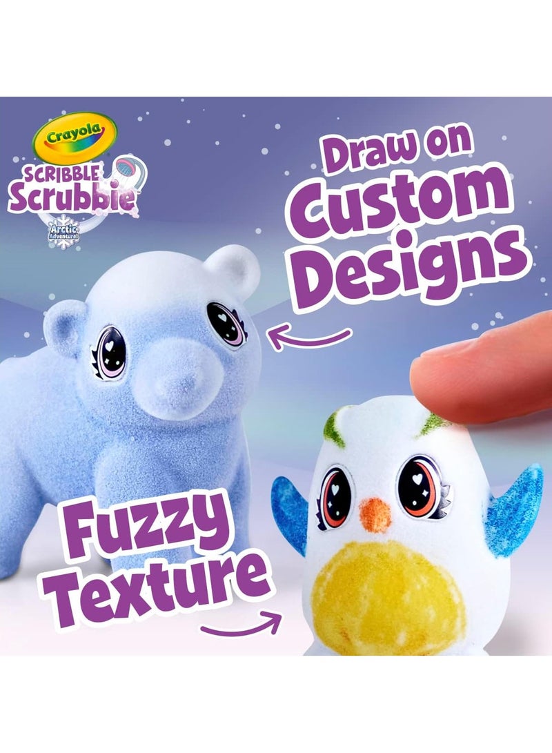 كرايولا سكريبل سكرابي بيتس أركتيك سنو إكسبلورر، لعبة تلوين وغسل مبتكرة هدية للأطفال - Image 5