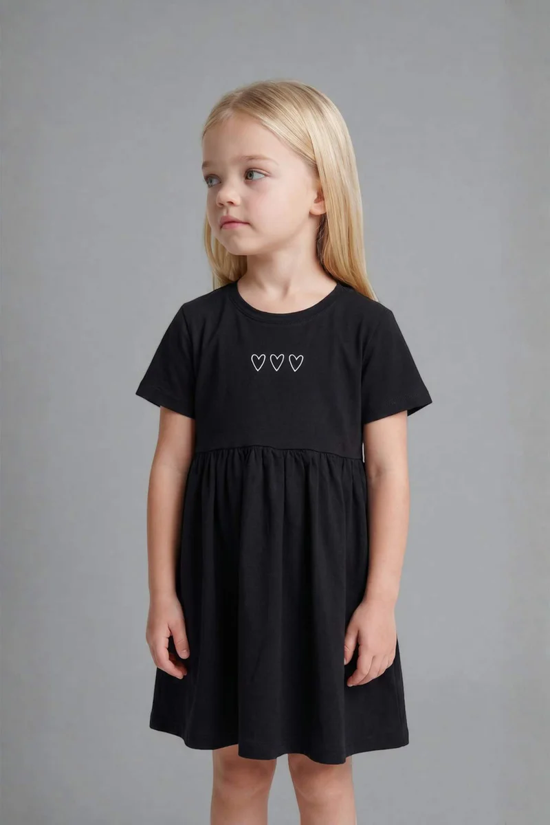 ديفاكتو Baby Girl Patterned Dress
