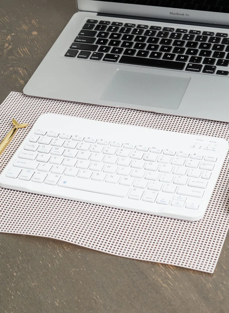 Typo White 10 Inch Wireless Keyboard
