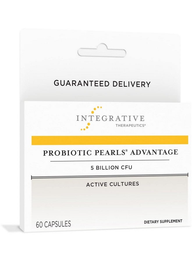 Integrative Therapeutics Probiotic Pearls Advantage - Gut Health Support* - Daily Digestive Support with Lactobacilli & Bifidobacteria* - Non-Refrigerated - True Delivery Technology - 60 Capsules - Image 1