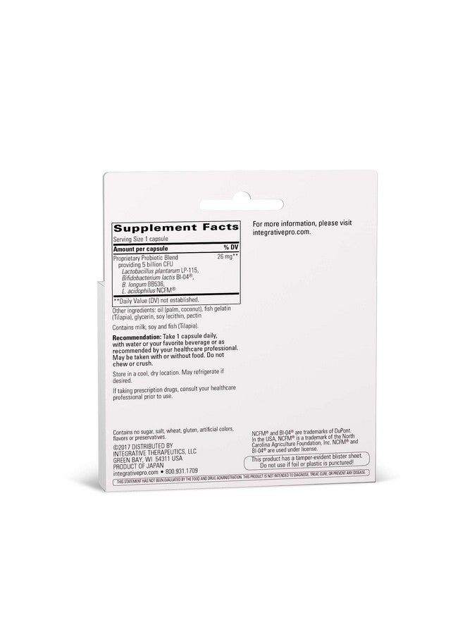 Integrative Therapeutics Probiotic Pearls Advantage - Gut Health Support* - Daily Digestive Support with Lactobacilli & Bifidobacteria* - Non-Refrigerated - True Delivery Technology - 60 Capsules - Image 2