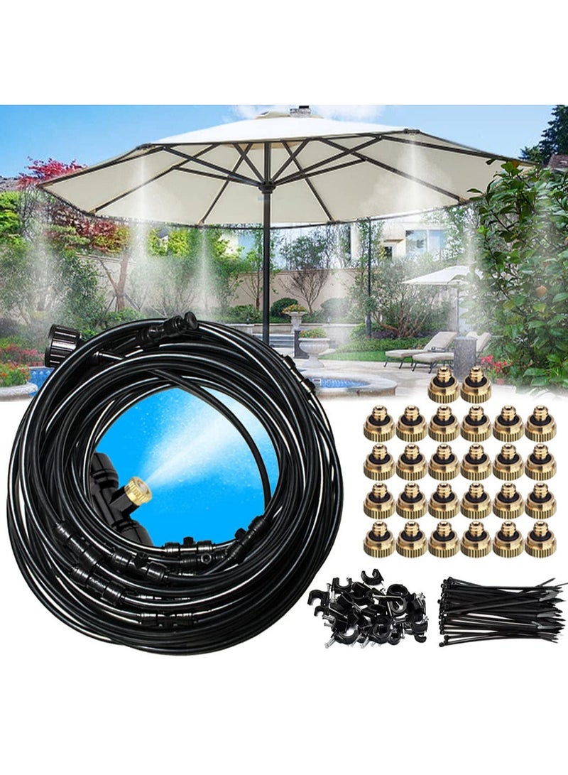 Generic 18-Meter Misting Cooling System Kit Watering Line For Patio Lawn Garden Outdoor Home Irrigation  - Image 1