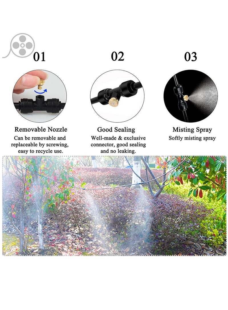 Generic 18-Meter Misting Cooling System Kit Watering Line For Patio Lawn Garden Outdoor Home Irrigation  - Image 3