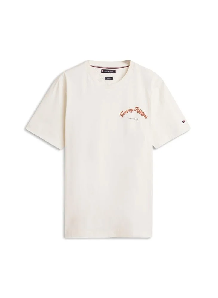 TOMMY HILFIGER  Graphic Crew Neck T-Shirt for Men | Best Price UAE