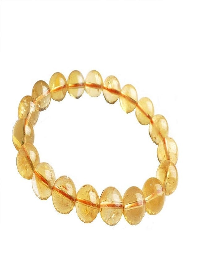 DHYANARSH Firoza/Turquoise and Citrine Bracelet For Reiki Healing (8 mm) - Image 3