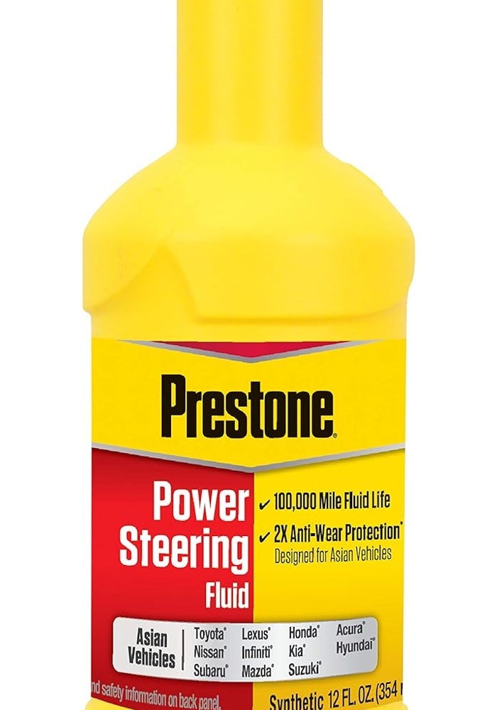 Prestone Power Steering Fluid for Asian Vehicles - 12 oz - Image 1