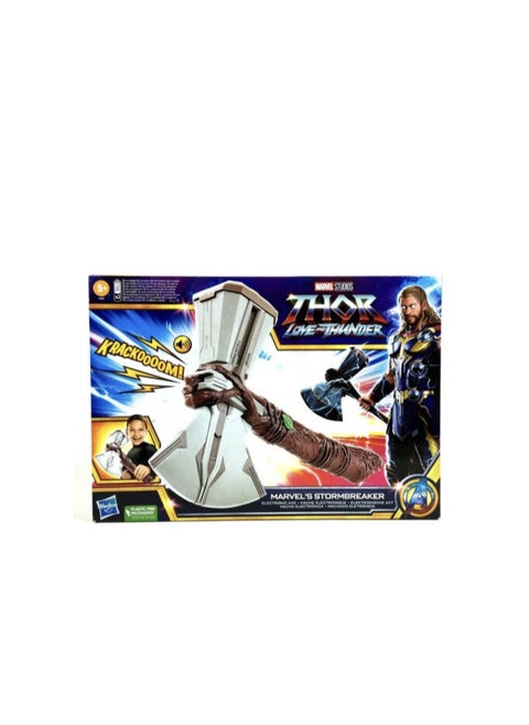 Marvel Thunder Stormbreaker Electronic Axe Thor Roleplay Toy with Sound FX