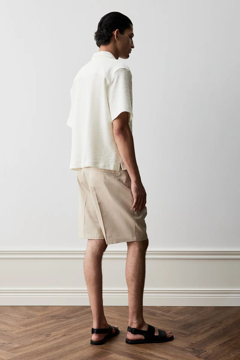 H&M Loose Fit Textured resort shirt