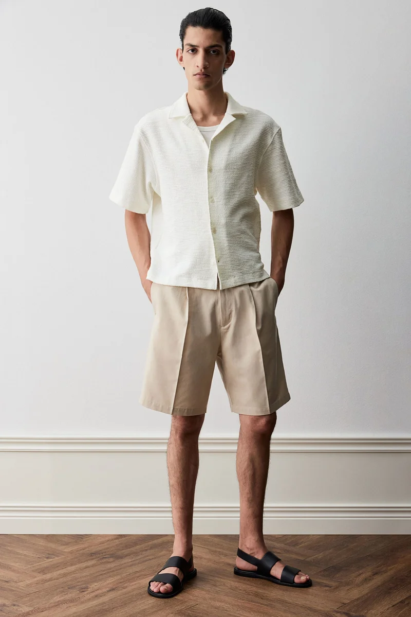 H&M Loose Fit Textured resort shirt