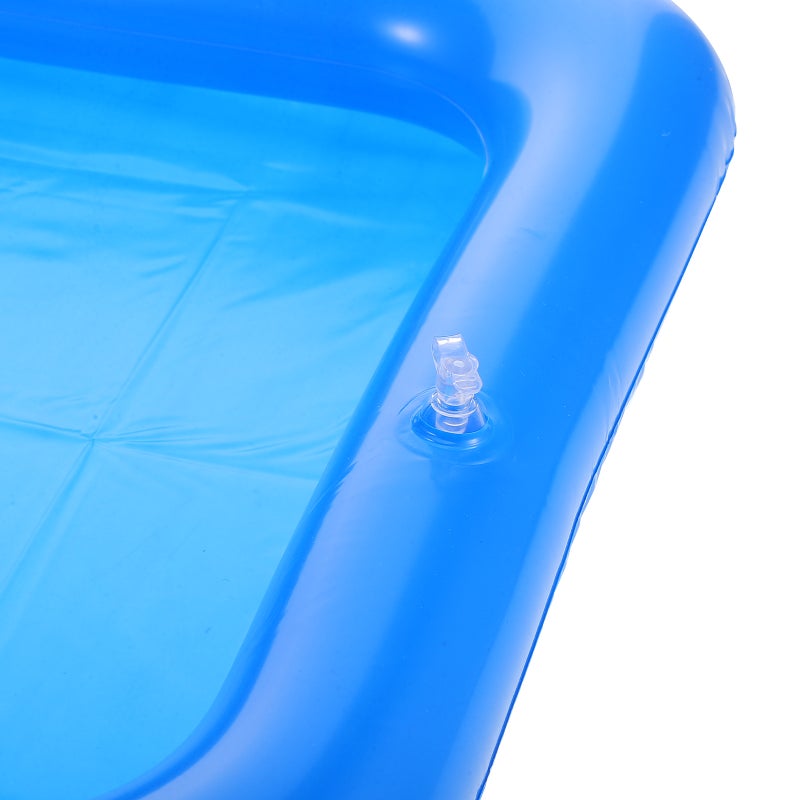 8 pcs Inflatable Sand Tray: Kids Floating Pool Interactive Fishing Game Toy Holder Bathtub Blow Up Ice Serving for Outdoor - Image 4
