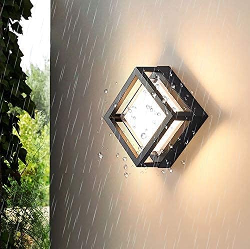 blissbells Modern Diamond-Shape LED Wall Lamp | Matte Black Designer Wall Light for Bedroom, Living Room & Outdoor Décor - Image 4