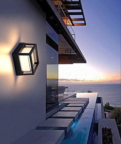 blissbells Modern Diamond-Shape LED Wall Lamp | Matte Black Designer Wall Light for Bedroom, Living Room & Outdoor Décor - Image 3