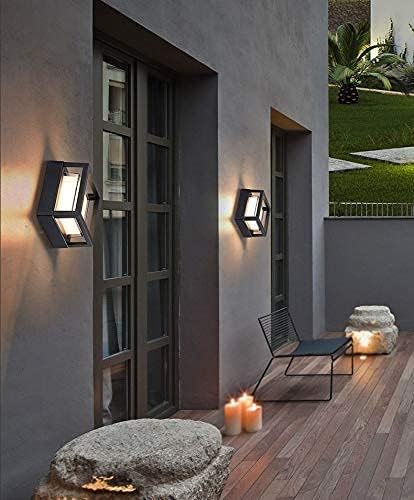 blissbells Modern Diamond-Shape LED Wall Lamp | Matte Black Designer Wall Light for Bedroom, Living Room & Outdoor Décor - Image 2