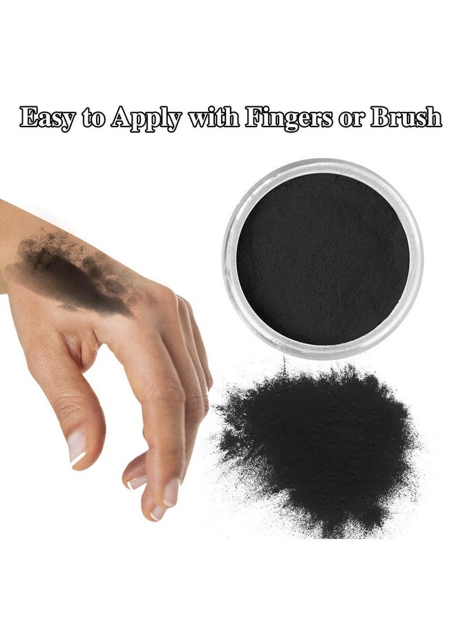 MEICOLY MEICOLY Black Special Effects Powder,Ultrafine Loose Dirt Powder for Stage,Video and Movie Performances,Professional Special Effect Makeup Powder for Halloween,Charred Ash,0.88Oz  - Image 3