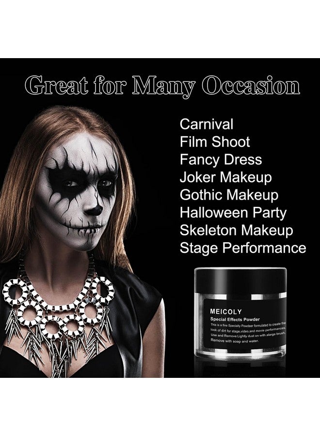 MEICOLY MEICOLY Black Special Effects Powder,Ultrafine Loose Dirt Powder for Stage,Video and Movie Performances,Professional Special Effect Makeup Powder for Halloween,Charred Ash,0.88Oz  - Image 4