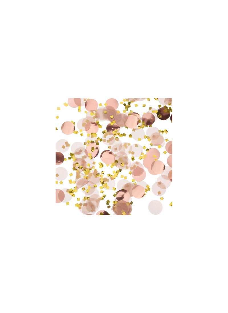 Party with Emma 100g 2 Packs Rose Gold Round Tissue Paper Table Confetti Dots for Wedding Birthday Bride to be Decorations Party  - Image 4