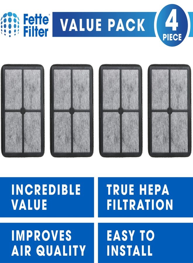 فيتي فلتر فلتر فيت - فلتر بديل FLT4010 متوافق مع فلتر GermGuardian A لطرازات AC4010 و AC4020 وأجهزة تنقية الهواء من بلاك + ديكر طراز BXAP040 - عبوة من 4 قطع - Image 2