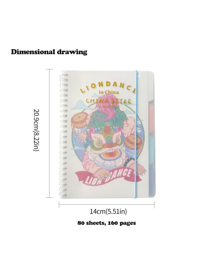 XIANGYU Hardcover School Spiral Notebook With Elastic Band And Cute Pattern  - Image 2