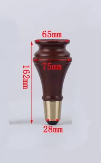 ZOHRA Hardware Pack of Wooden Capped Finished Matki Furniture Leg Cabinet Legs Coffee Table Leg Support Legs Bedside Cabinet Legs TV Cabinet Sofa Legs 6 INCH  - Image 4