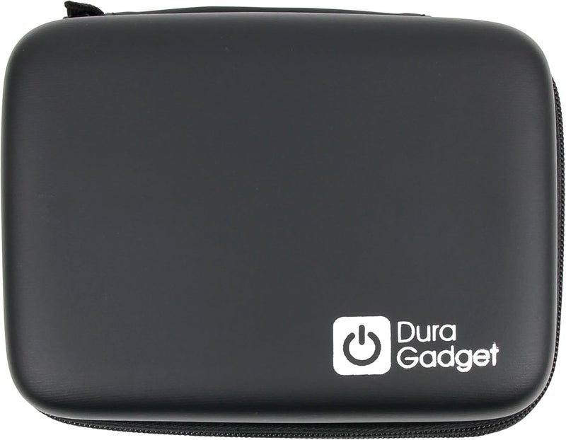 DURAGADGET Black Hard Shell EVA Box Case with Carabiner Clip Twin Zips Oximeter NOT Included Ideal for Storing your Beurer PO30 Pulse Oximeter - Image 3