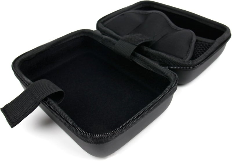 DURAGADGET Black Hard Shell EVA Box Case with Carabiner Clip Twin Zips Oximeter NOT Included Ideal for Storing your Beurer PO30 Pulse Oximeter - Image 5