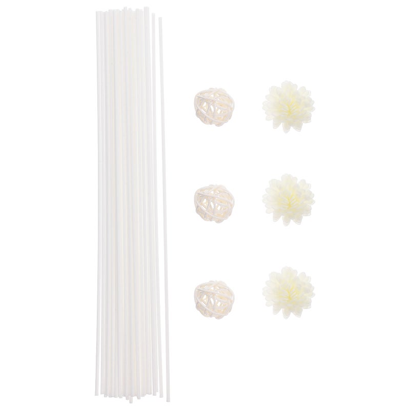 1 Set PE Flower and Rattan Diffuser Sticks for Home - Elegant and Aromatherapy Solution for Bedroom Living Room and Office - Image 5