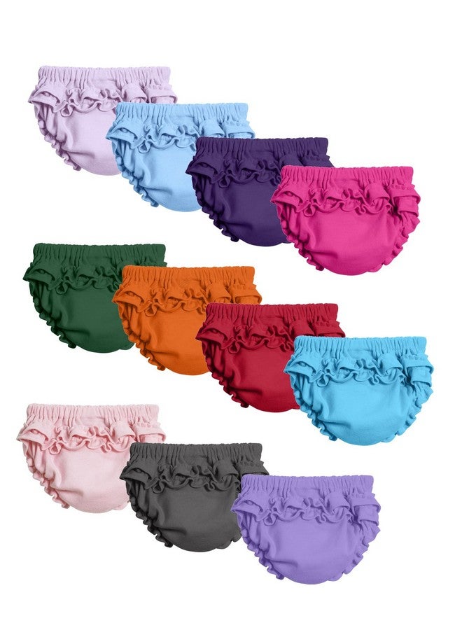 City Threads Baby Girls' Ruffled Diaper Covers Bloomers Soft Cotton Fashionable Cute Spd Sensory Sensity Clothing Lavender 2T - Image 3