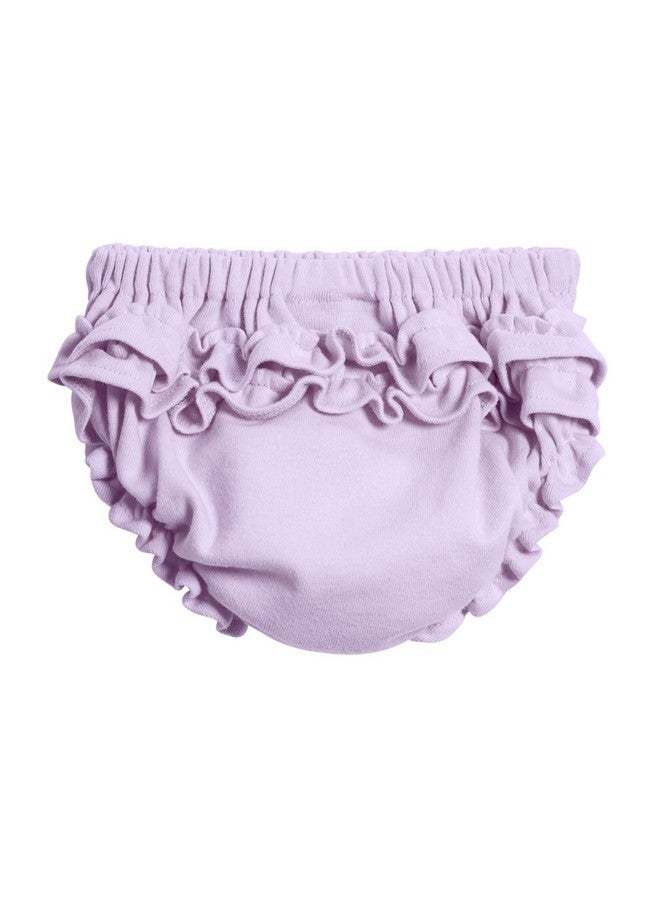 City Threads Baby Girls' Ruffled Diaper Covers Bloomers Soft Cotton Fashionable Cute Spd Sensory Sensity Clothing Lavender 2T - Image 2