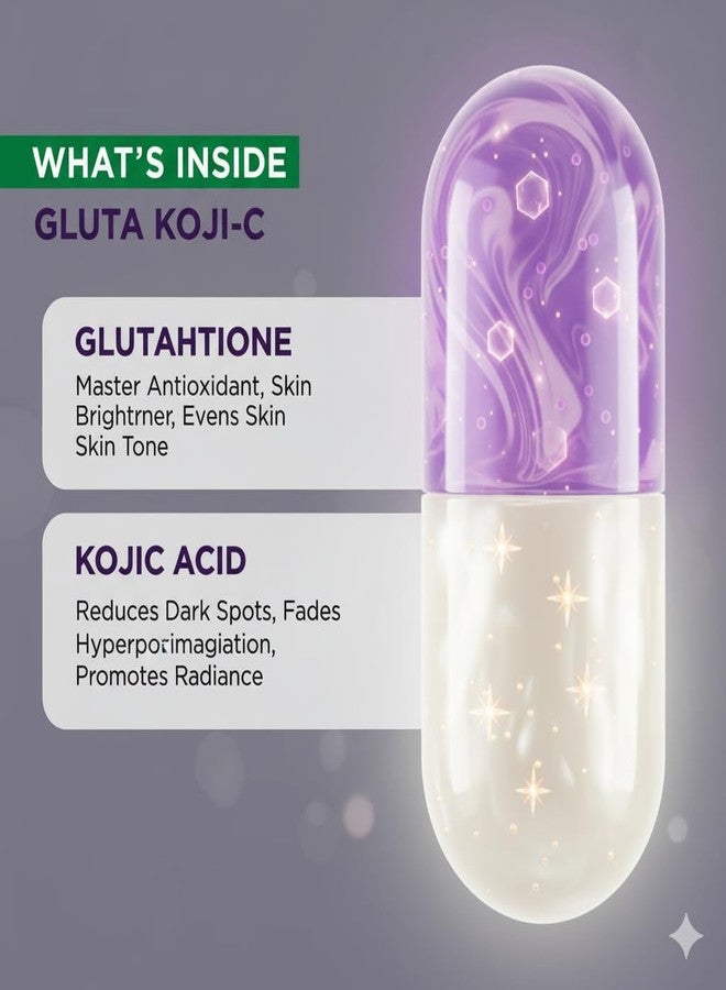 Great Gluta Koji-C Face Wash with Glutathione, Kojic Acid, Vitamin C, Lightening & Brightening, Reduces Dark Spots, Promotes Healthy Glow, Paraben Free - 70g - Image 4