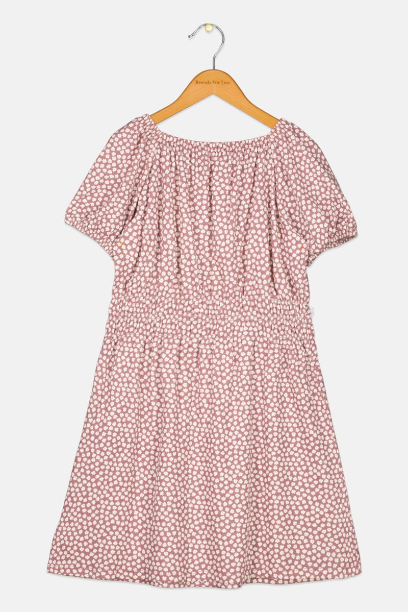 GAP Kids Girl Allover Print Dress, Multicolor - Image 2