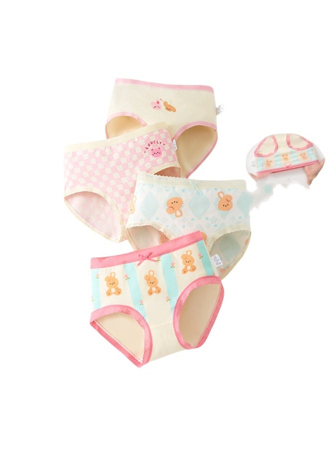 KUYING New Comfortable Skin friendly Breathable Underwear Set 0f 4