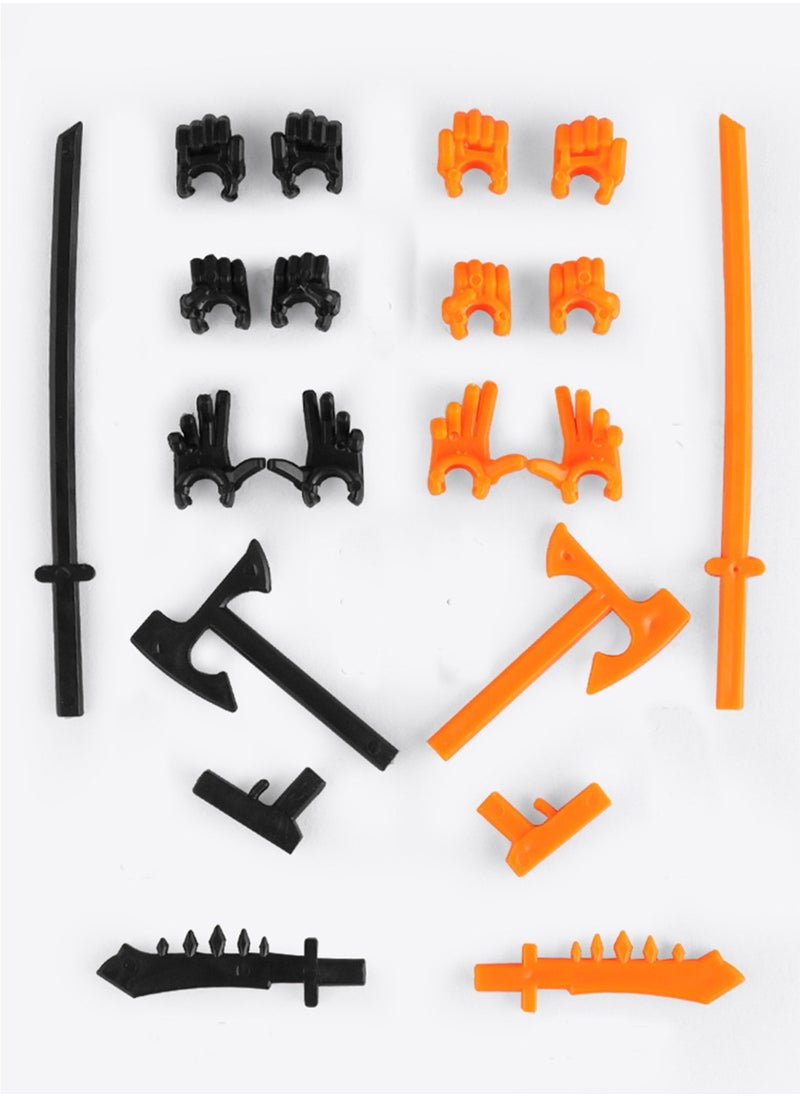 Splendors 3D Printing Multi-joint Figure Toys Flexible Joints Action Figure Assembling Toy Robot Puppet Knickknacks Creative Toys Pack Of 8 For Children Kids Perfect Gift  - Image 5