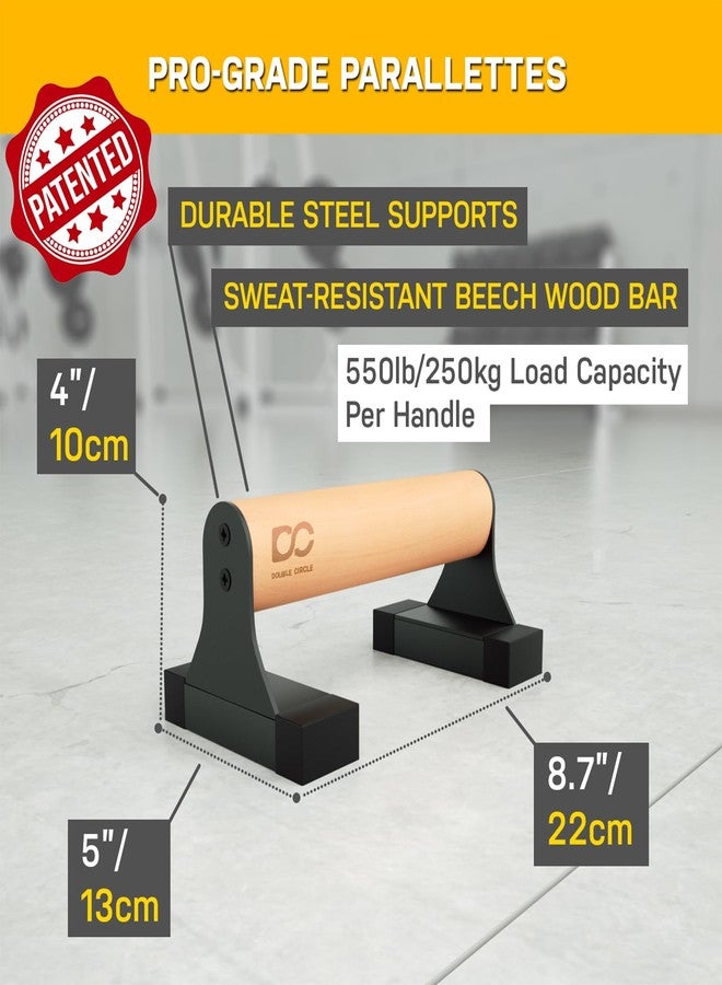 Double Circle Push Up Bars Push Up Handle Handstand Grips - Image 3