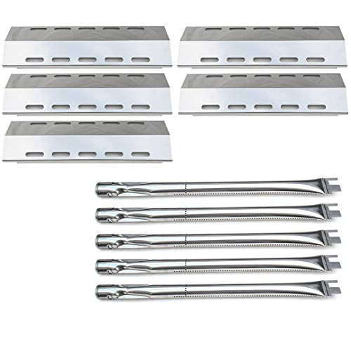 Direct store Parts Kit DG257 Replacement for Ducane 5 Burner 30500701/30500097 Gas Grill Repair Kit Stainless Steel Burners & Heat Plates - Image 5