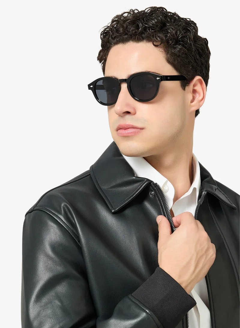 Seventy Five  Round Retro Sunglasses for Men | Best Price UAE
