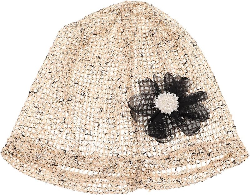 SOIMISS Womens Breathable Mesh Beanie Summer Lace Design Thin Skull Cap Multi Color - Image 1