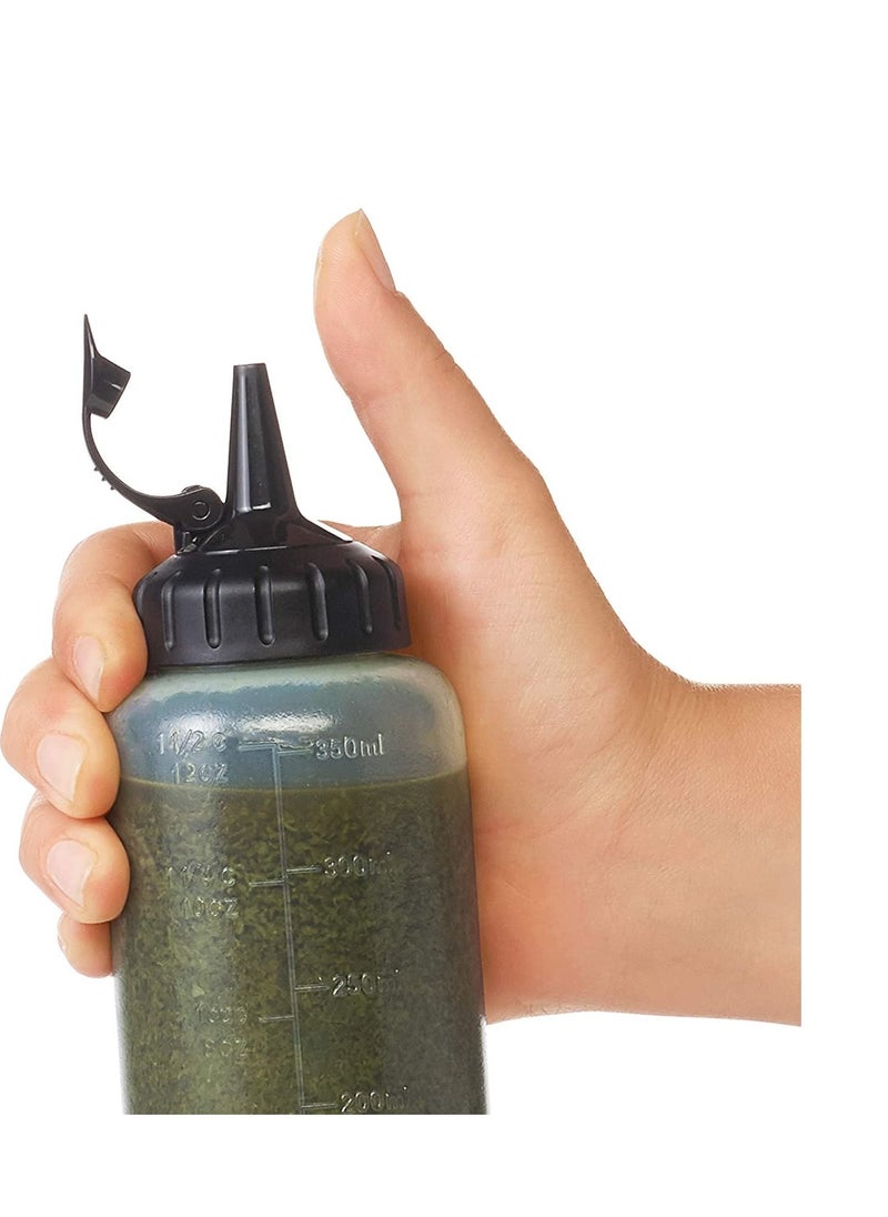 Y&D Plastic Squeeze Bottle With Lid, Suitable For Ketchup, Salad Dressing, Mustard And Olive Oil (2 Bottles)  - Image 5