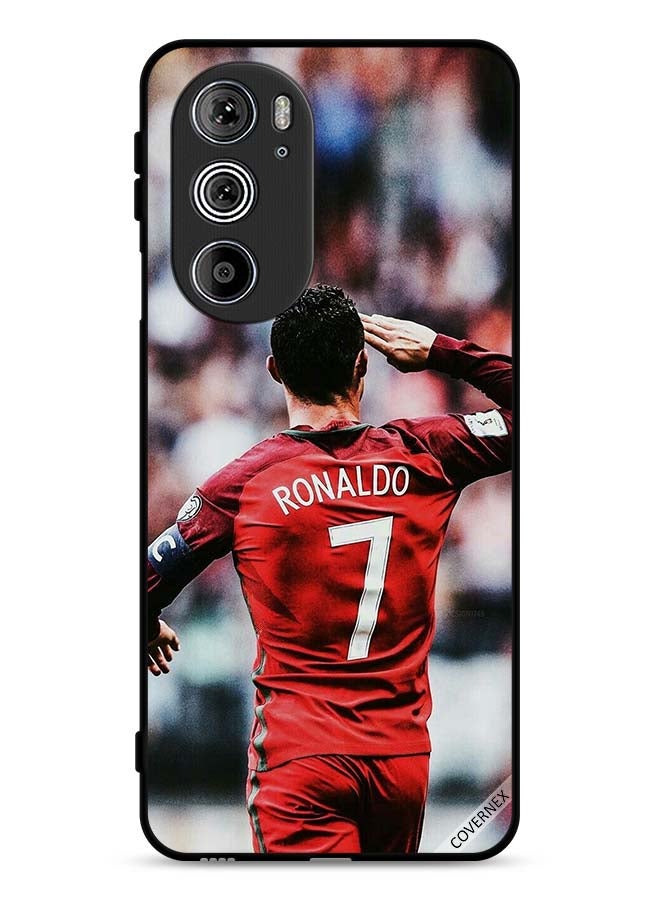 Covernex Motorola Edge 30 Pro Protective Case Cover Ronaldo Salute To Crowd - Image 1