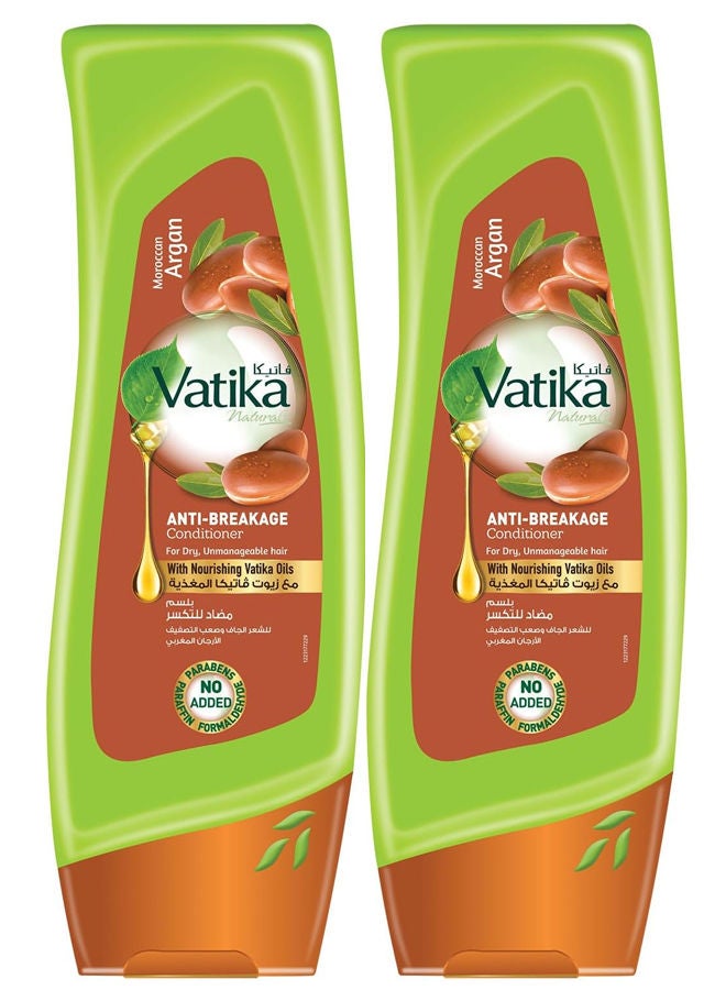 Vatika Anti Breakage Conditioner Argan 2x400ML