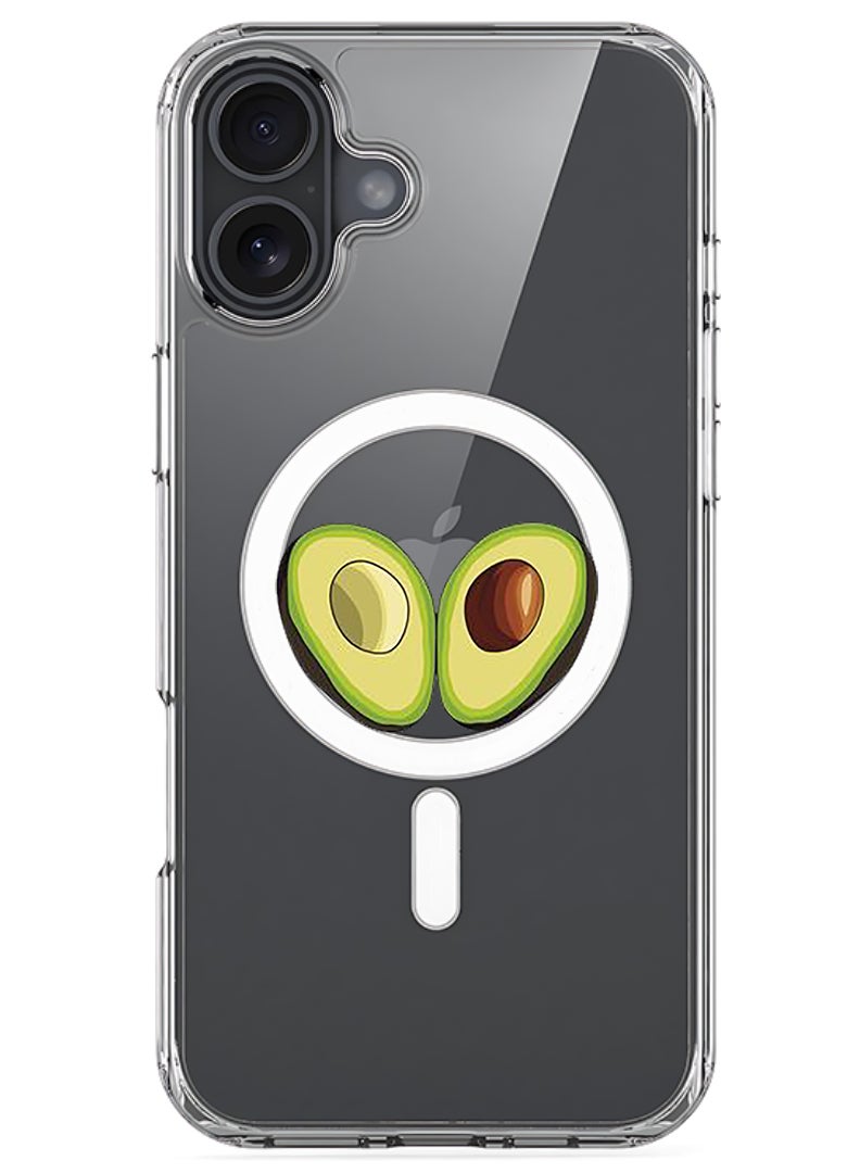 Theodor Magnetic Case for Apple iPhone 17 Compatible with MagSafe Wireless Charging, Shockproof Phone Bumper Cover - Avacado Open - Image 1