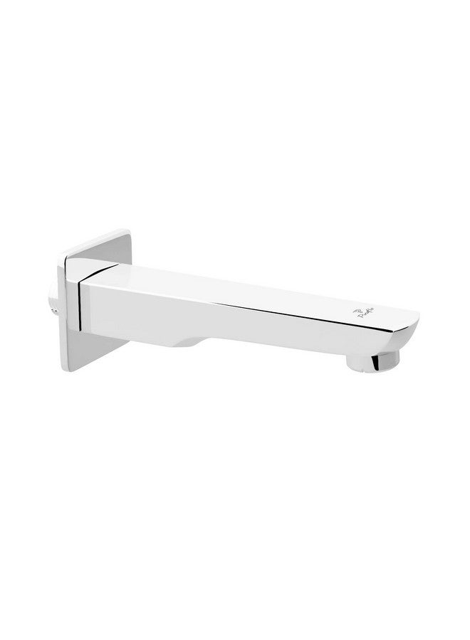 Pixaflo Cubicle Brass Bath Tub Spout with Wall Flange | High Flow (Chrome | Pack of 1) - Image 1