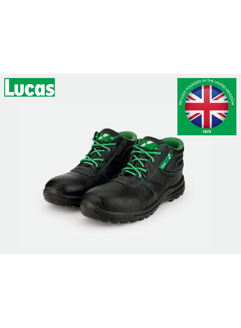لوكاس يسرنا أن نقدم لكم أحذية لوكاس للسلامة - تجدون في المرفق مواصفات أحدث إضافة إلى خط أحذية السلامة عالية الأداء لدينا، والذي طورته لوكاس، العلامة التجارية البريطانية الشهيرة التي تحتفل بفخر بمرور 150 عامًا على التميز الهندسي في عام 2025.  بإرثها العريق المبني على الثقة والابتكار، صُممت أحذية لوكاس للسلامة لتوفير الراحة والحماية والمتانة في بيئات العمل الأكثر تطلبًا - مثالية لقطاعات مثل البناء والتصنيع والخدمات اللوجستية والسيارات.  لماذا تختار أحذية لوكاس للسلامة؟  • إرث بريطاني عريق يمتد لـ 150 عامًا - جودة موثوقة منذ عام 1875  • ميزات أمان متقدمة - أحذية لوكاس للسلامة مزودة بأغطية أصابع فولاذية ومقاومة للانزلاق  • راحة استثنائية - حذاء لوكاس للسلامة الصناعية بتصميم مريح مع مواد تسمح بمرور الهواء  • متانة مثبتة - أحذية لوكاس للسلامة للرجال والنساء مصممة لأداء يدوم طويلًا - Image 3