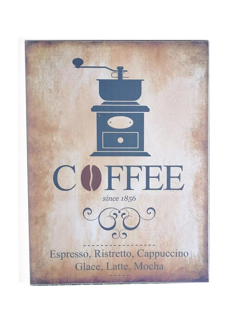 FFD Wall Hanging Wooden Coffee Frame 30x40x2 - Image 1