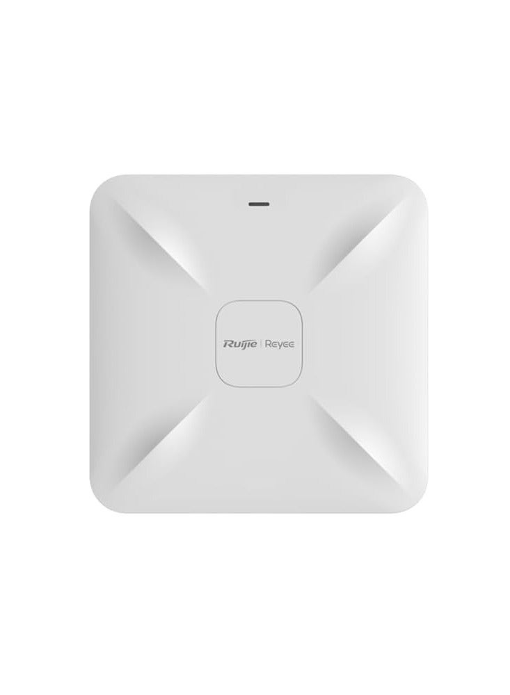 رويجي التقنية اللاسلكية: IEEE 802.11a/b/g/n/ac Wave2 (Wi-Fi 5) السرعات: 2.4GHz: حتى 400Mbps 5GHz: حتى 867Mbps المجموع: حتى 1267Mbps المعالجات: High-performance enterprise chipset الهوائيات: داخلية (Omni-directional) عدد المستخدمين: حتى 110 جهاز متصل في نفس الوقت التجوال (Roaming): مدعوم (Seamless Roaming) الأمان: WPA-PSK, WPA2-PSK, WPA/WPA2-Enterprise التغذية: PoE (802.3af/at) أو 12V DC Adapter المنافذ: 1 × Gigabit Ethernet الإدارة: عبر Rui - Image 1