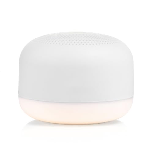 Yogasleep Travel Mini Portable White Noise Sound Machine, 6 Soothing Sounds, Volume Control, Dimmable Night Light, Sleep Therapy for Adults & Baby, USB Rechargeable, Lanyard Included - Image 1