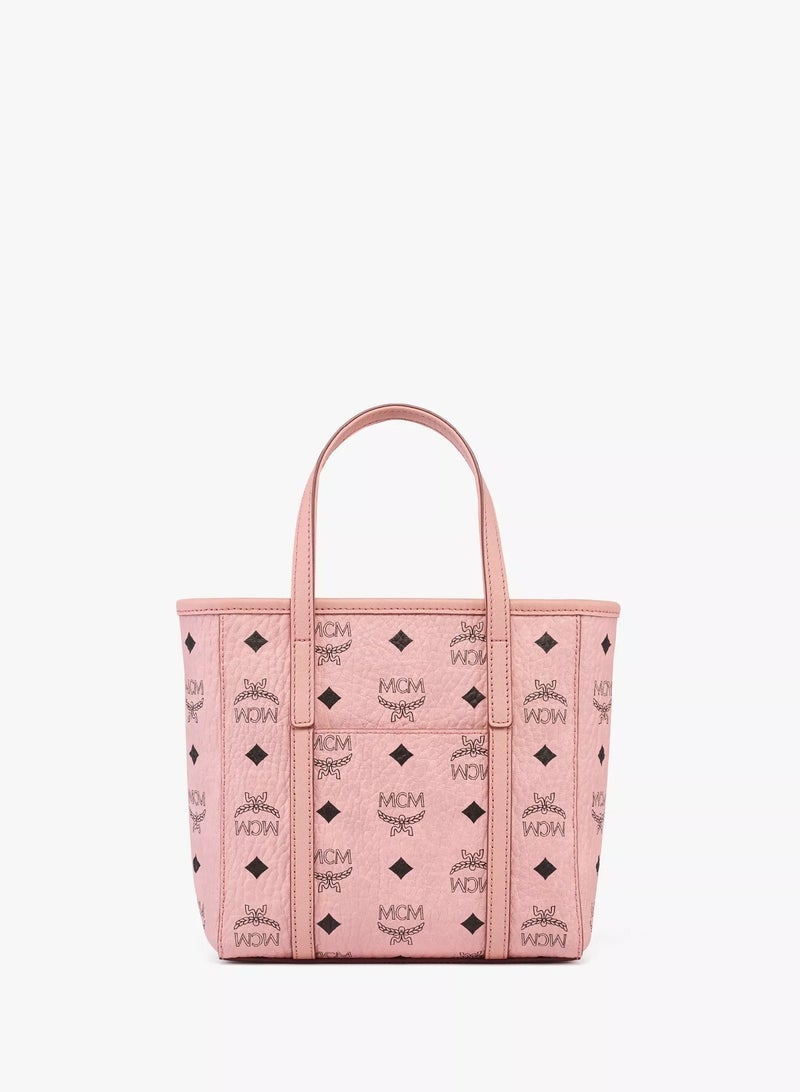 MCM Toni Top-Zip Shopper in Visetos - Image 3