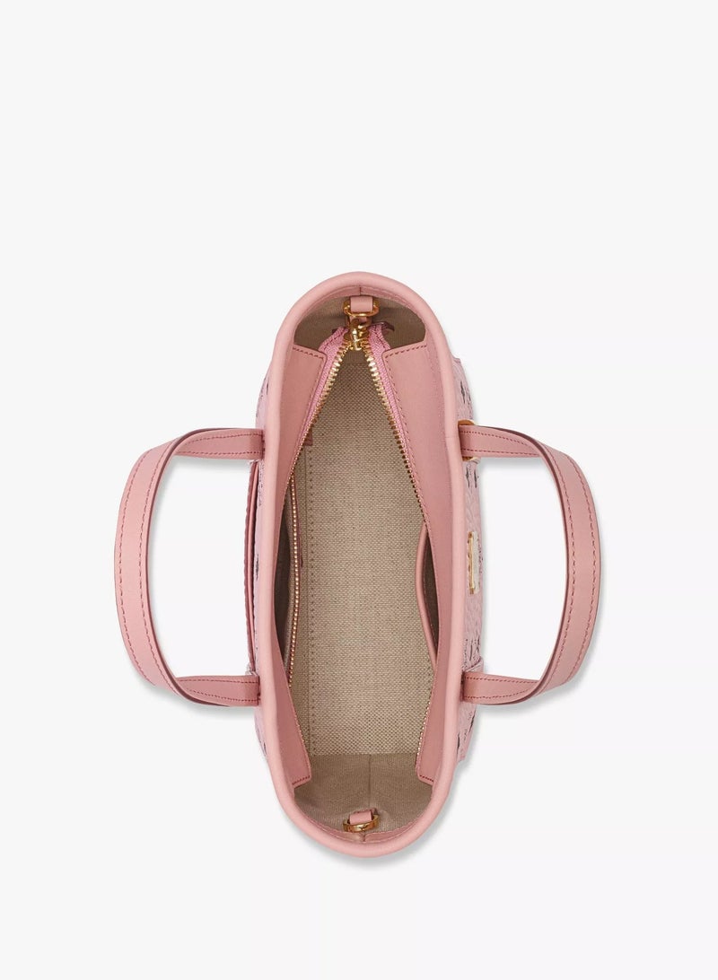 MCM Toni Top-Zip Shopper in Visetos - Image 4